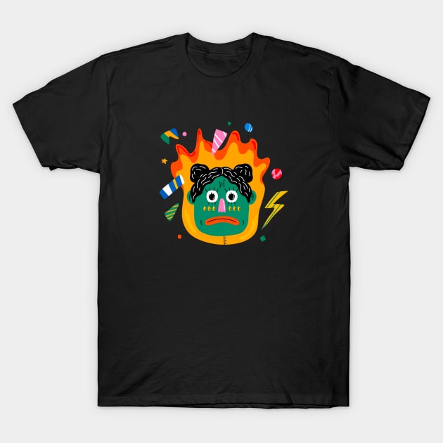 Anger T-Shirt by StayMadMaddie